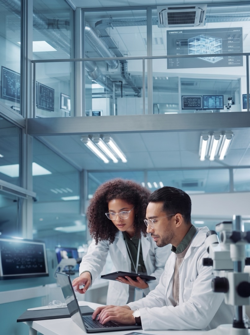 Healthcare professionals working together